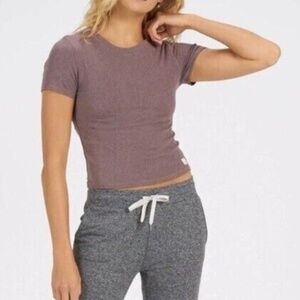 Womens Vuori Mudra Fitted Ribbed Tee